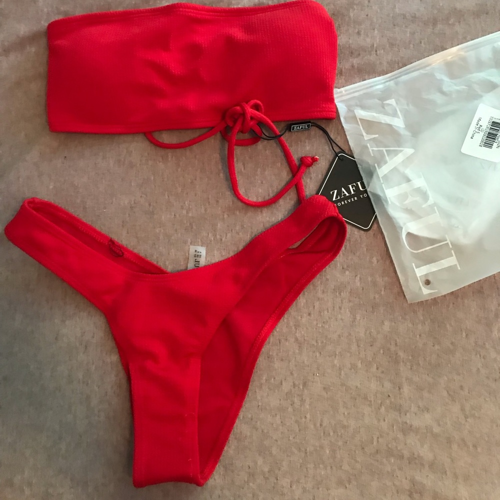 Red bikini